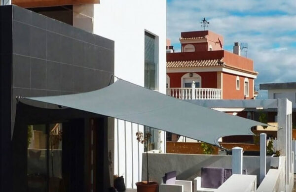 Vela a medida, toldo